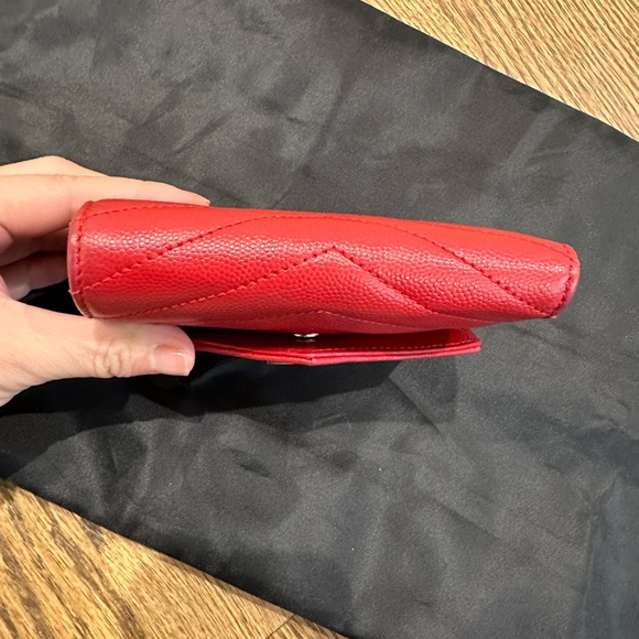 *sold* YSL CASSANDRE MATELASSÉ COMPACT TRI FOLD WALLET - Picture 12 of 12
